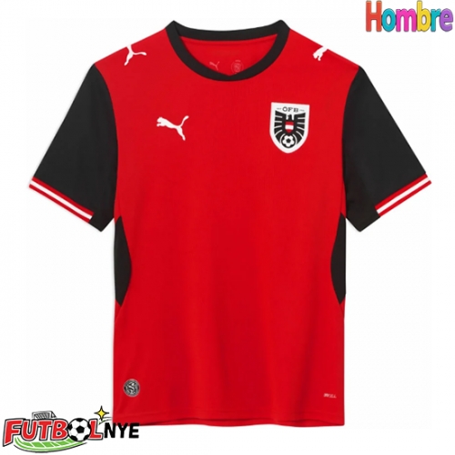 Camiseta Austria Primera Equipación Mundial 2026 manga corta